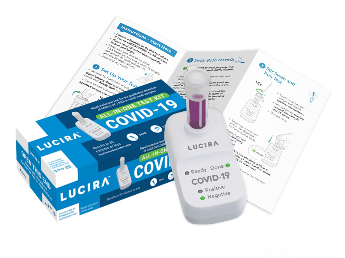 11 18 Lucira COVID 19 All in One test kit