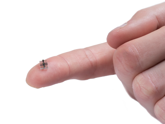 Sensor on finger