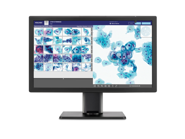 Software screenshot on computer display monitor