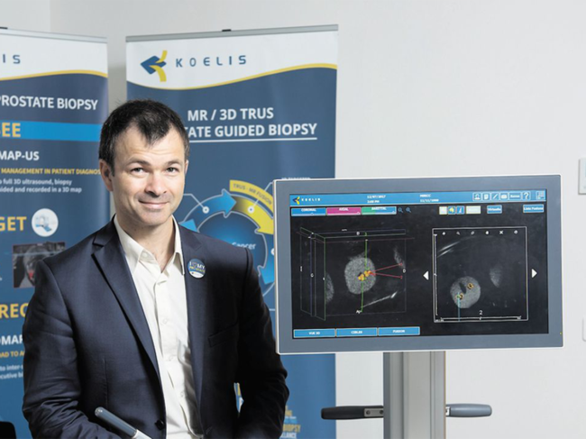 CEO with Koelis software workstation