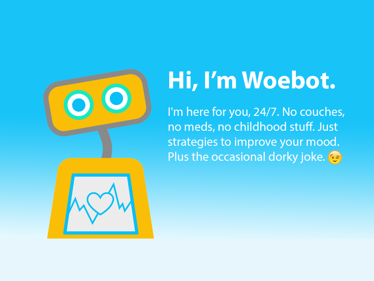 Woebot mental health app establishes therapeutic bond with users |  2021-05-18 | BioWorld