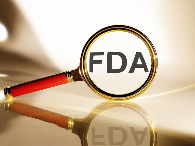 Magnifying glass, FDA concept image