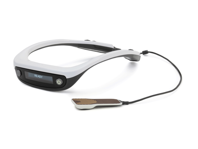 Pons headset, tongue stimulator image