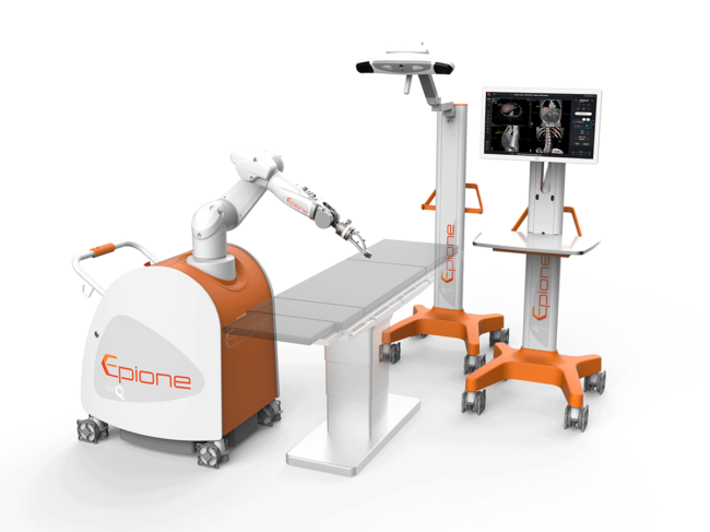 Photo of Epione surgical robot system