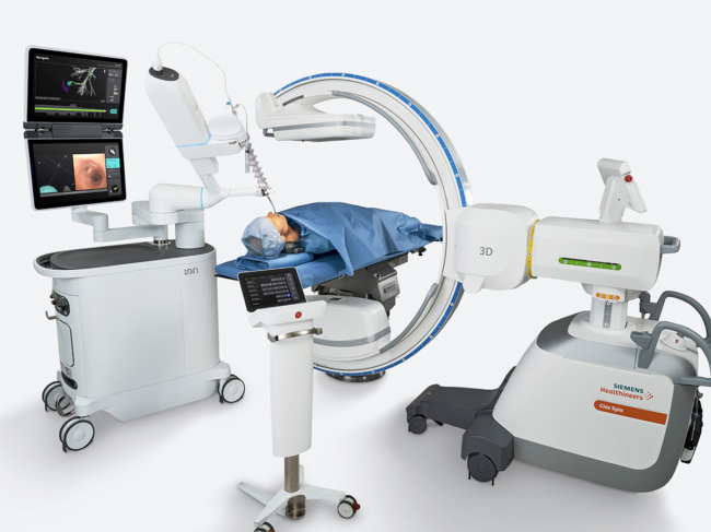 Intuitive Surgical’s Ion endoluminal system and Siemens Healthiness’ Cios Spin