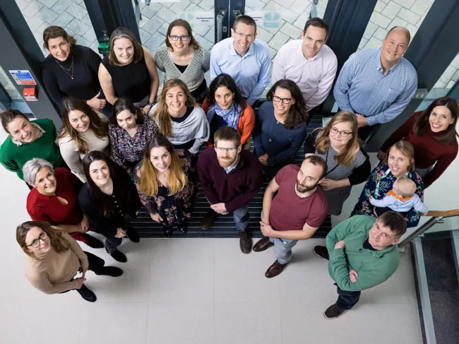 Group photo of Biofidelity staff