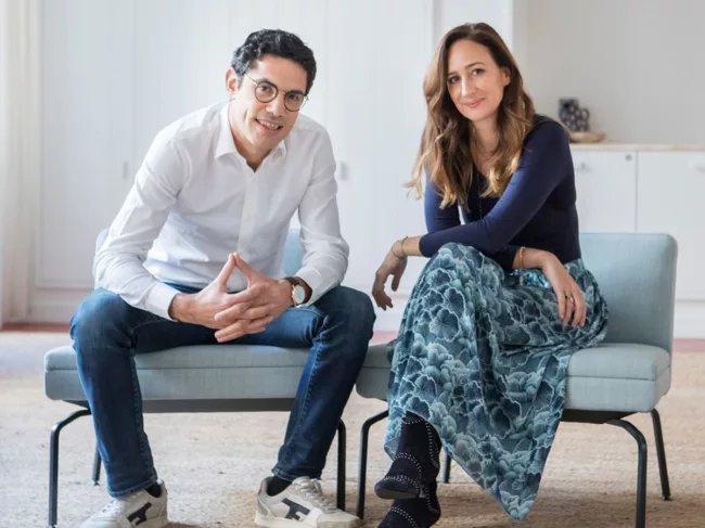 Jonathan Benhamou and Céline Lazorthes