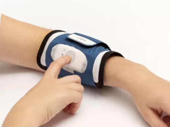 Wearable ANI Guardian device on forearm