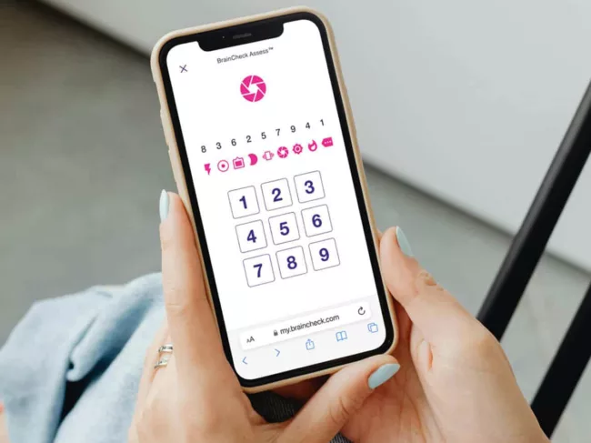 Braincheck mobile app