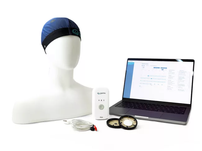 Sooma device with laptop