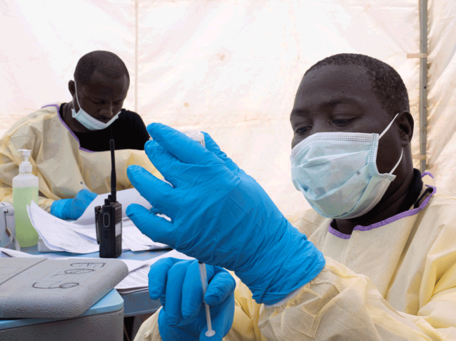 Ebola vaccination in Democratic Republic of Congo