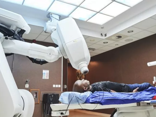 Robotic cancer removal intervention