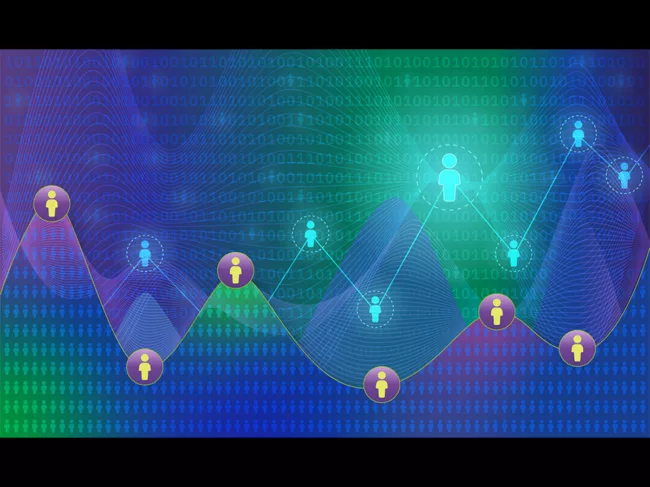 AI disease prediction illustration