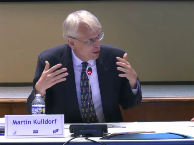 Martin Kulldorf, ACIP chair