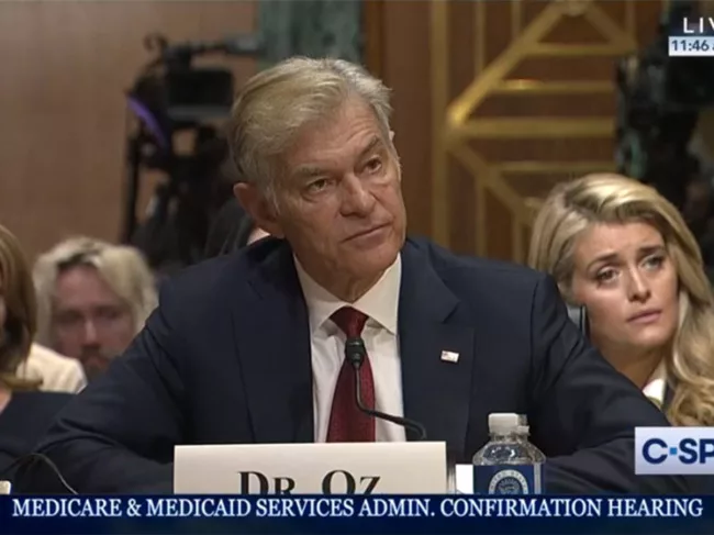 Mehmet Oz, nominee for administrator of the Centers for Medicare & Medicaid Services