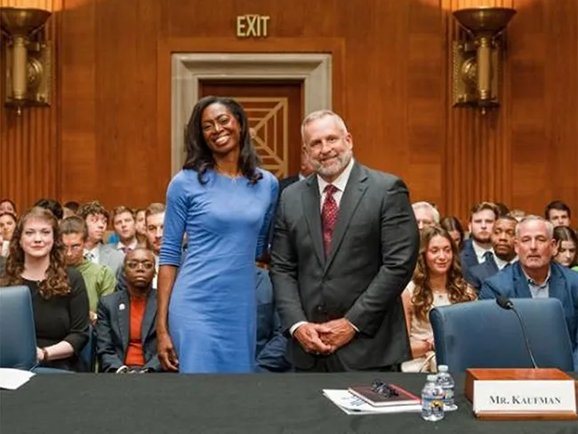 CDC nominee Erica Schwartz and ASPR nominee Sean Kaufman 