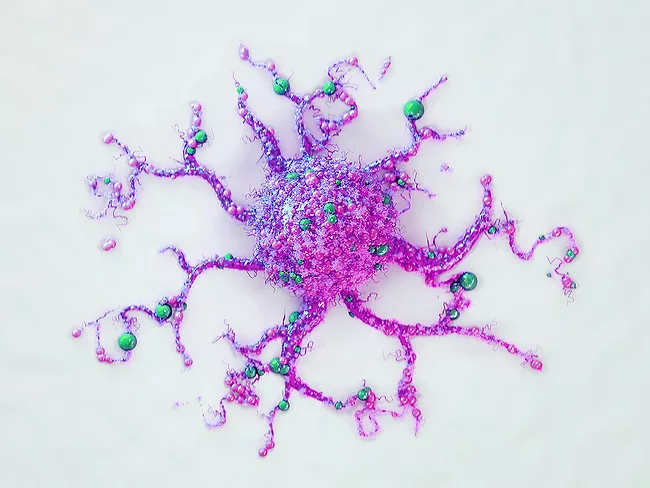 Illustration of metastatic cancer