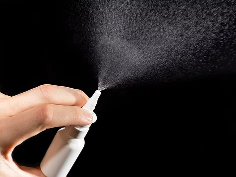 Close up of nasal spray