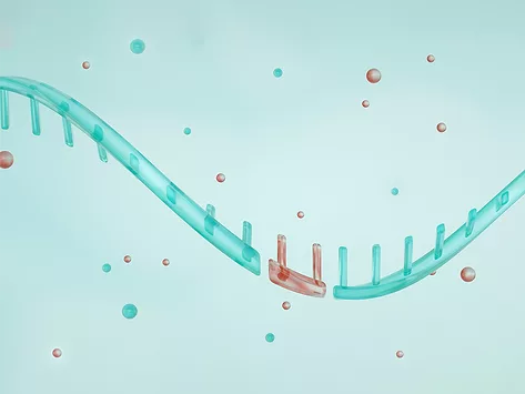 Mrna therapeutic illustration