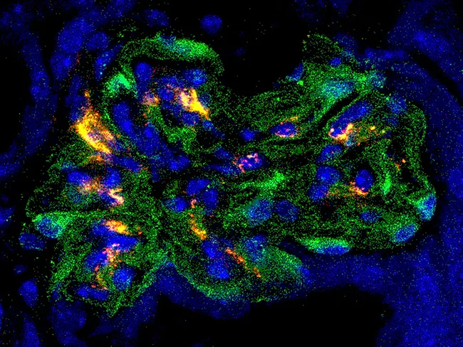 Adeno-associated virus transducing podocytes