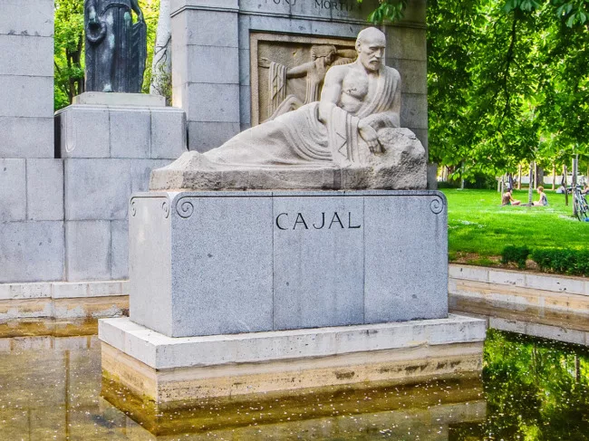 Sculpture of Santiago Ramon y Cajal