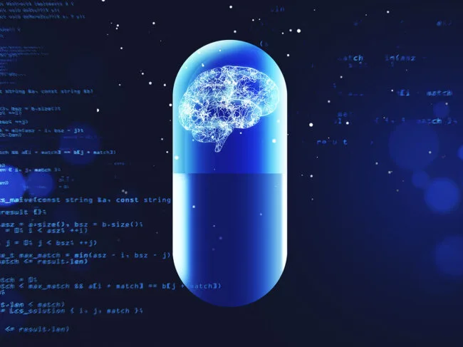 Capsule with brain on programming background.jpg