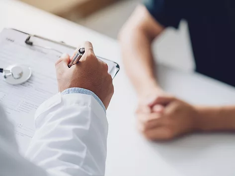Doctor patient consultation