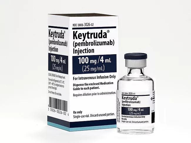 Keytruda box and vial