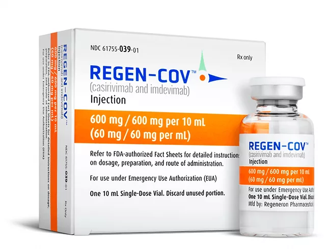 REGEN-COV packaging