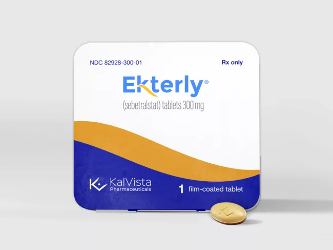 Ekterly pill and packaging