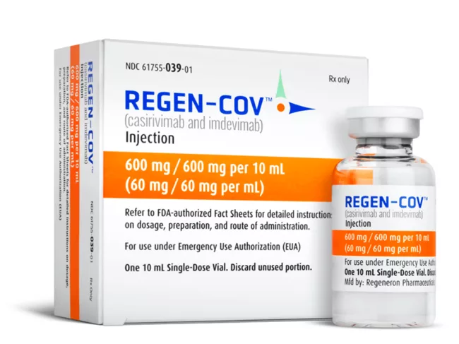 REGEN-COV packaging
