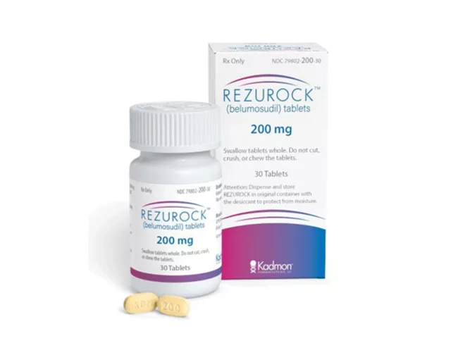 Rezurock tablets, bottle and box