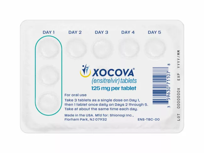 Xocova blister pack