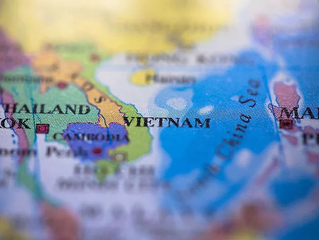 Map of Vietnam