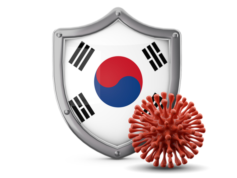 South Korean shield, coronavirus