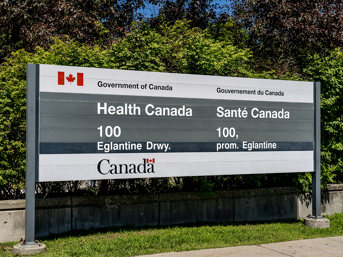 Health Canada office sign