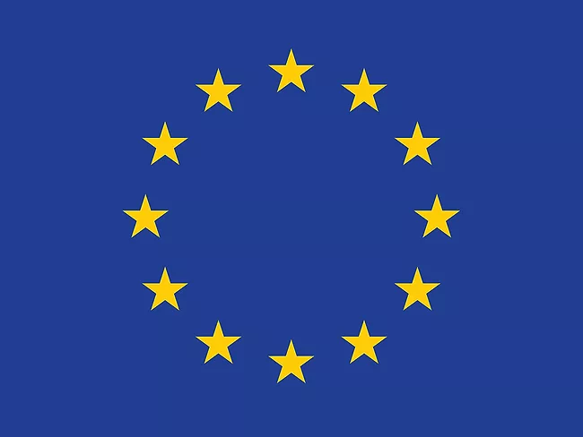 EU flag vector