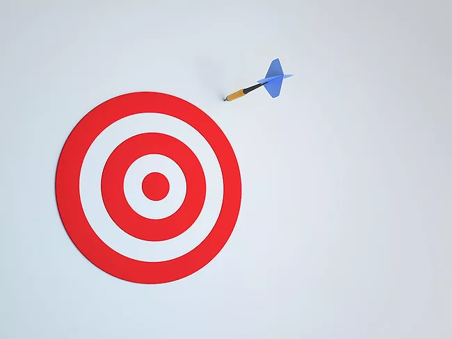 Arrow missing target