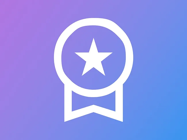 Award ribbon icon
