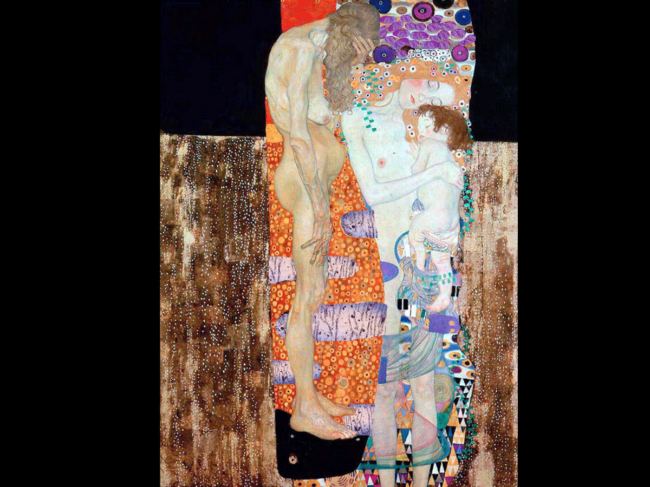 An adaptation of Gustav Klimt's "The Three Ages of Woman"