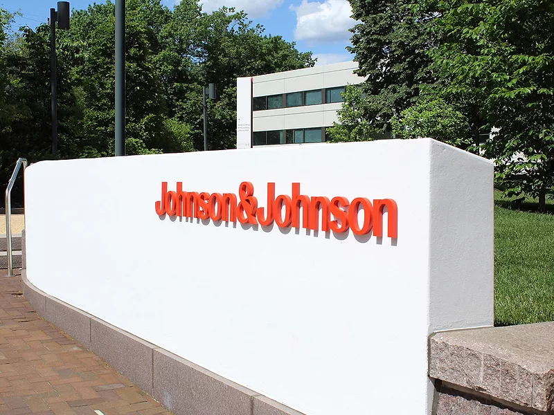 Johnson & Johnson signage