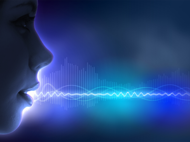 Vocal soundwave illustration