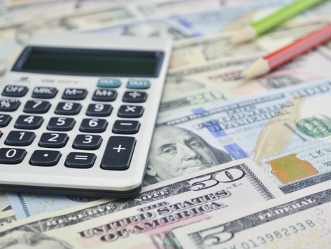 Calculator fees us dollars financial