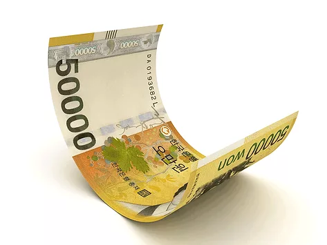 South korean won3