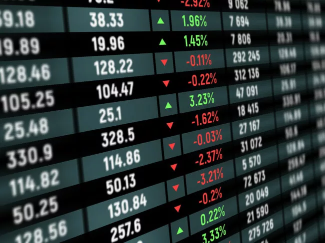 Stock exchange board
