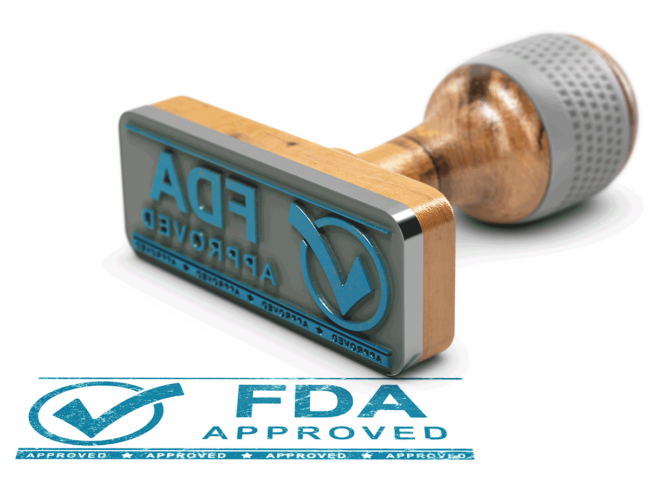 FDA Approved stamp