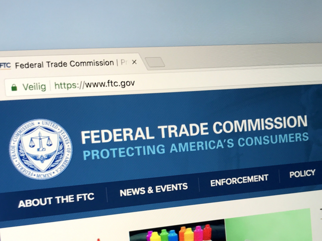 Website of The Federal Trade Commission