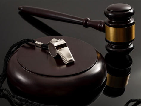 Regulatory whistleblower gavel law