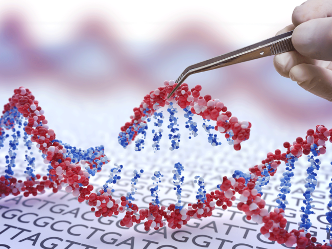 Gene editing illustration