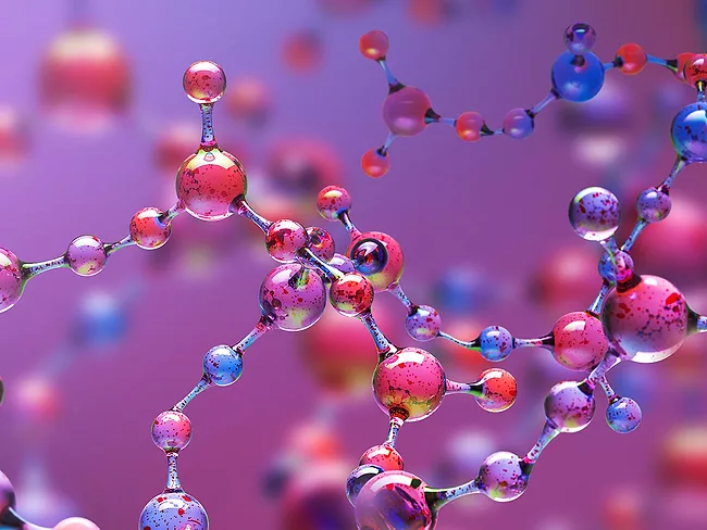 Purple molecules